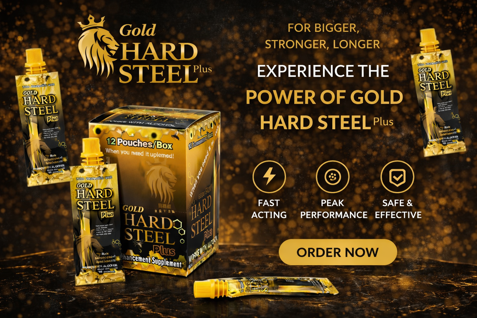 HARD STEEL™ GOLD PLUS